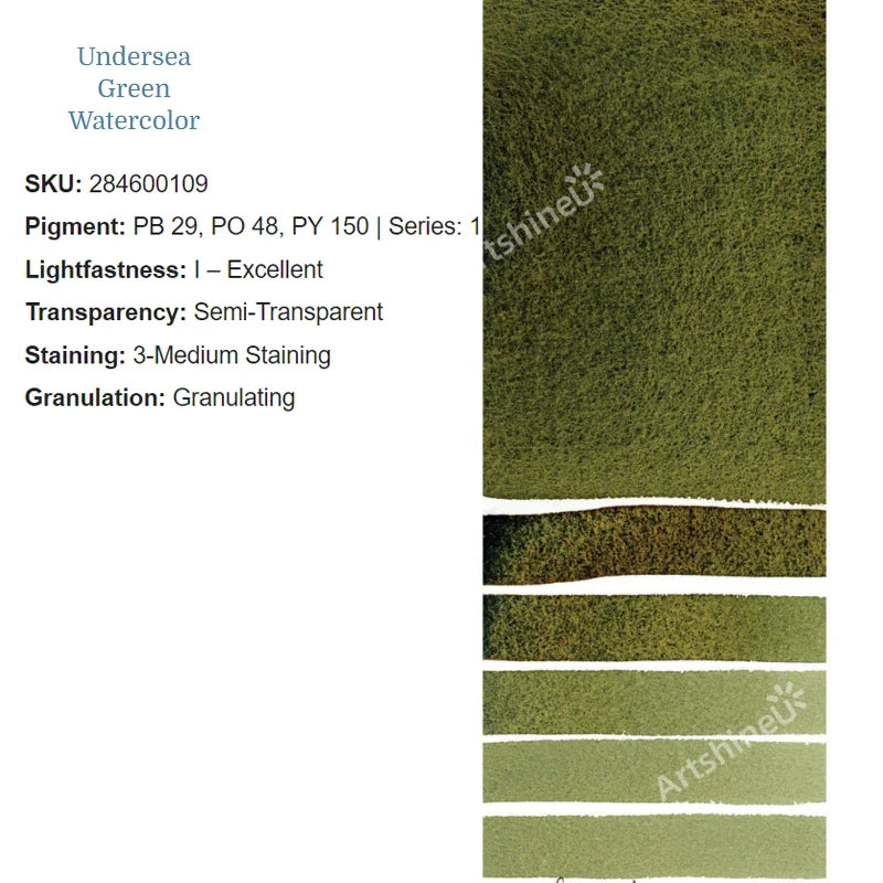 Peinture Aquarelle Professionnelle – Série 1/3 – Tube 5 ml – 46 Teintes