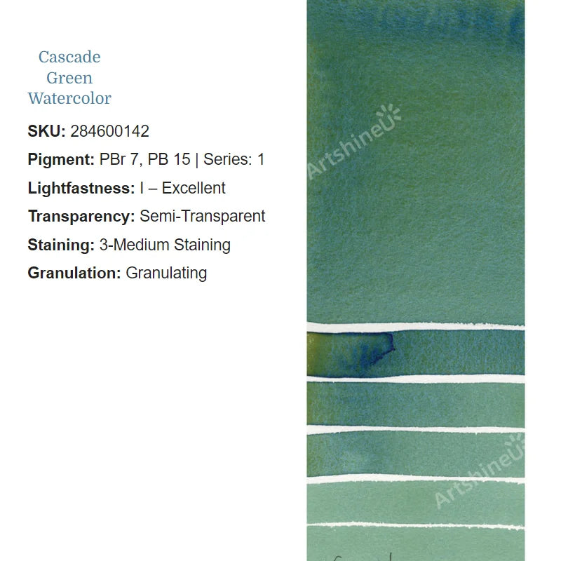 Peinture Aquarelle Professionnelle – Série 1/3 – Tube 5 ml – 46 Teintes