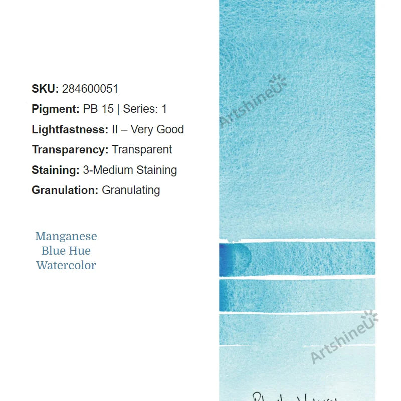 Peinture Aquarelle Professionnelle – Série 1/3 – Tube 5 ml – 46 Teintes
