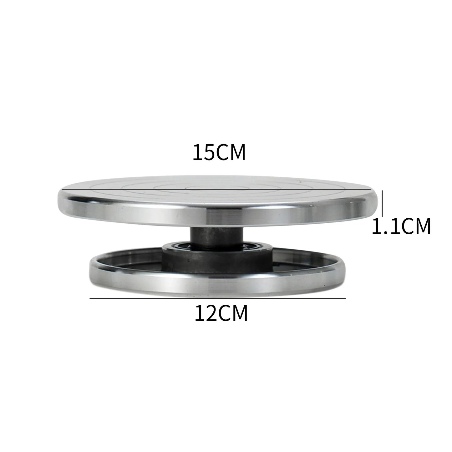 Plateau de poterie en aluminium