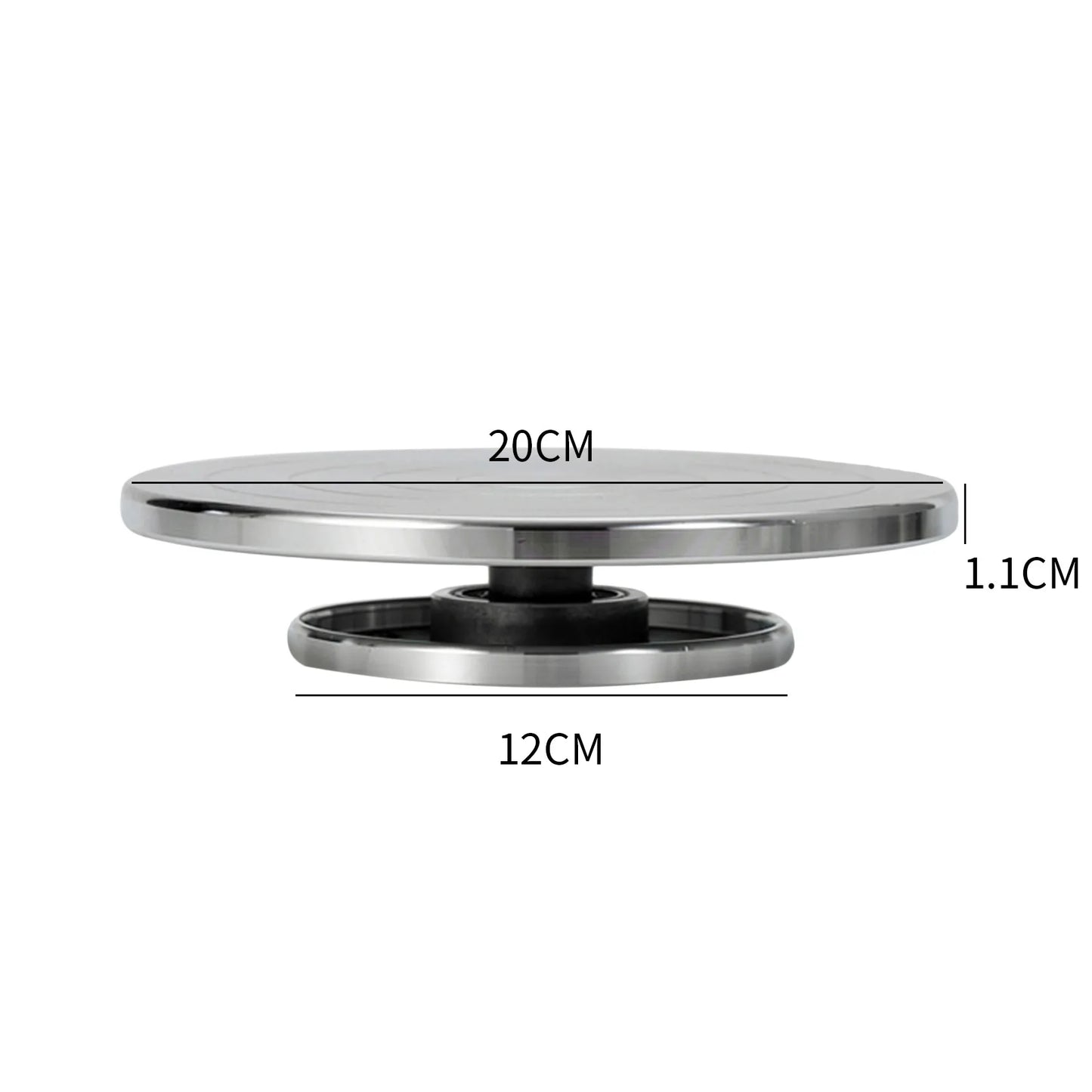 Plateau de poterie en aluminium