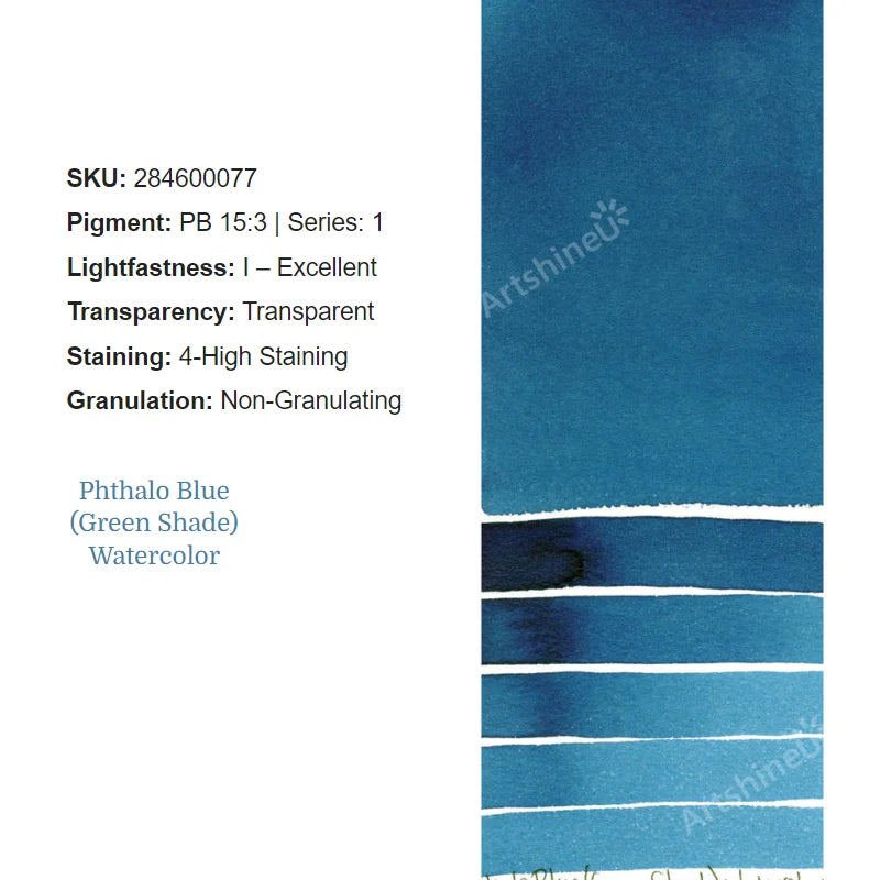 Peinture Aquarelle Professionnelle – Série 1/3 – Tube 5 ml – 46 Teintes