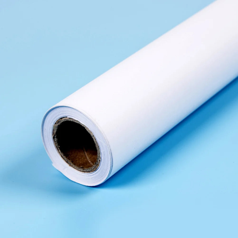 Lot de 2 rouleaux de papier à dessin blanc pour activités manuelles et aquarelle (30 cm x 5 m)