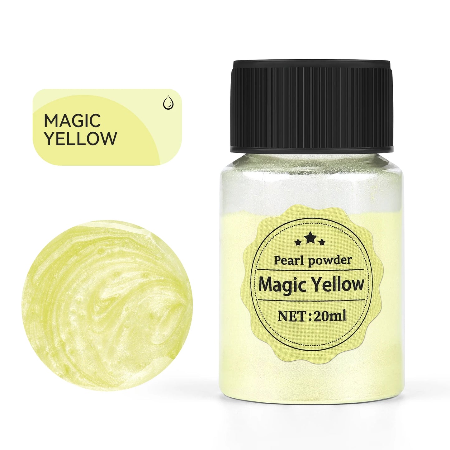 Poudre de Perles de Mica Naturel Miroir – 24 Couleurs Nacrées (10g)