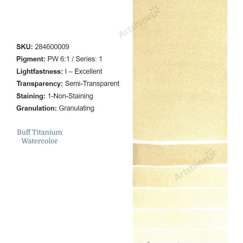 Peinture Aquarelle Professionnelle – Série 1/3 – Tube 5 ml – 46 Teintes