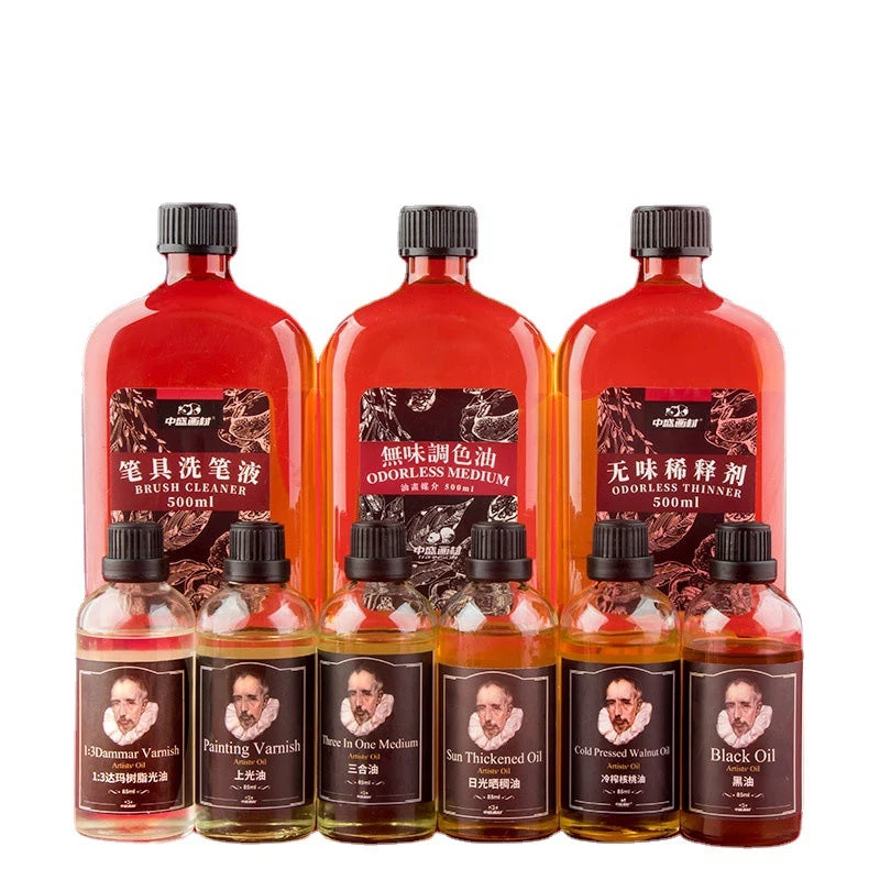Huile Artisanale Cordyceps – Pour Peintres Professionnels & Passionnés