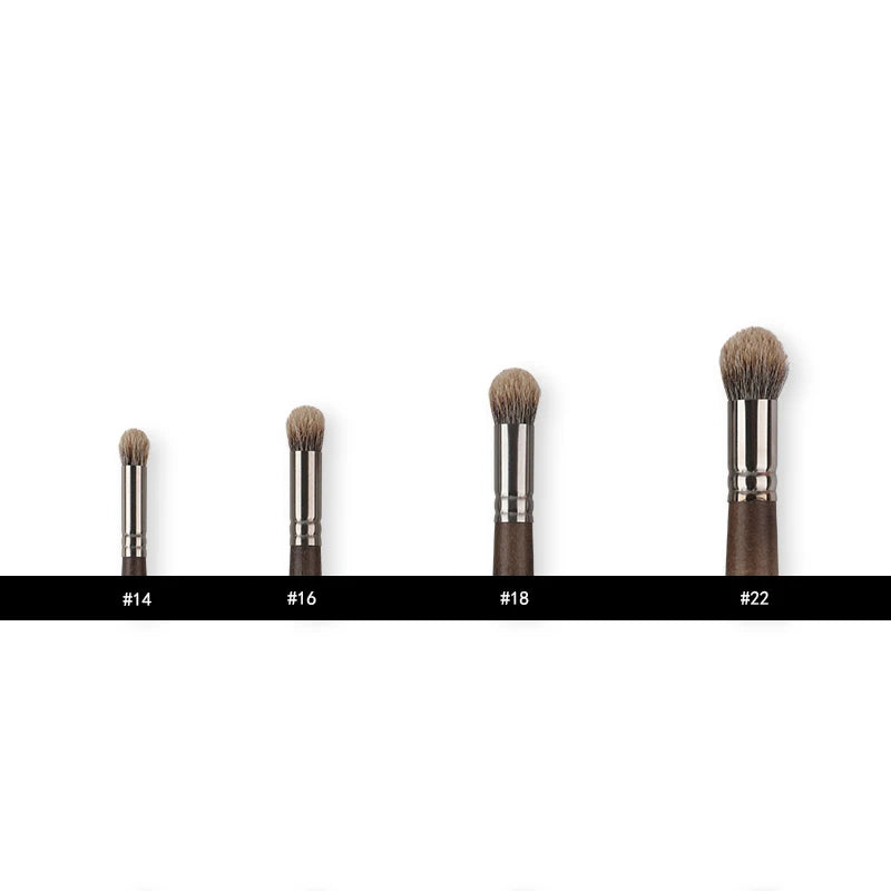 Ensemble de 4 Pinceaux en Dôme – Poils de Blaireau Naturel