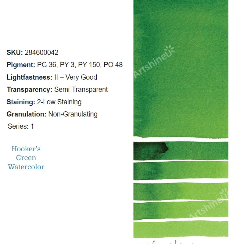 Peinture Aquarelle Professionnelle – Série 1/3 – Tube 5 ml – 46 Teintes