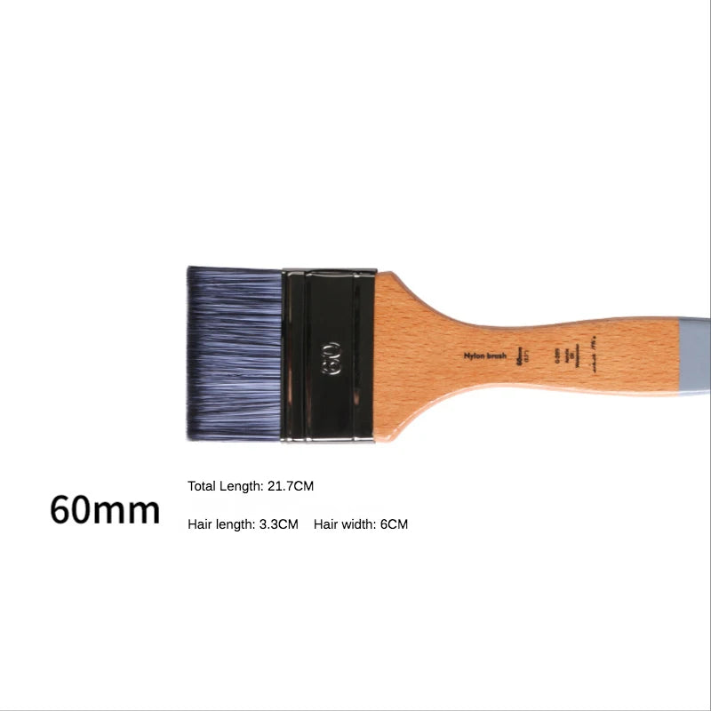 Pinceau plate fibre synthétique professionnelle