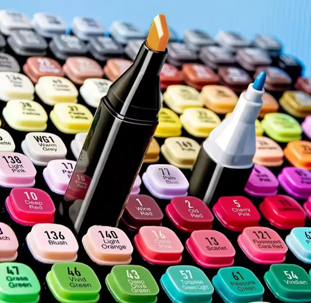 Coffret de stylos marqueurs à double tête