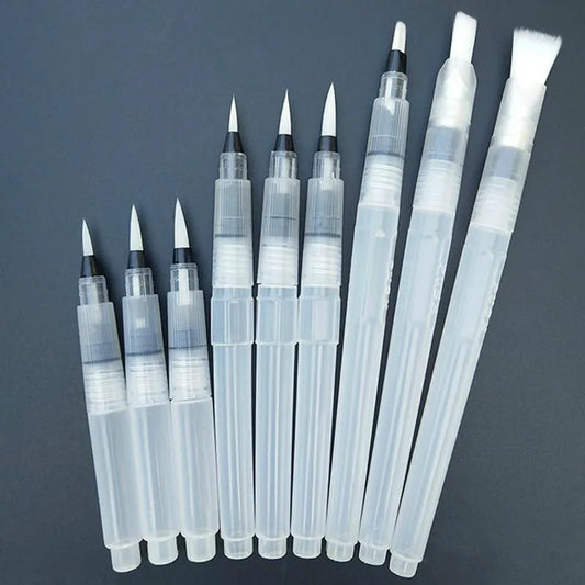 Stylo aquarelle souple rechargeable à eau pour peinture, dessin, calligraphie, fournitures artistiques