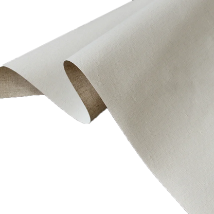 Toile Vierge Professionnelle Lin Mélangé  Grain fin