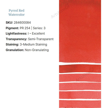 Peinture Aquarelle Professionnelle – Série 1/3 – Tube 5 ml – 46 Teintes