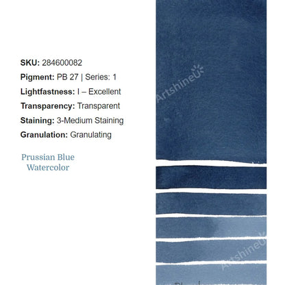 Peinture Aquarelle Professionnelle – Série 1/3 – Tube 5 ml – 46 Teintes
