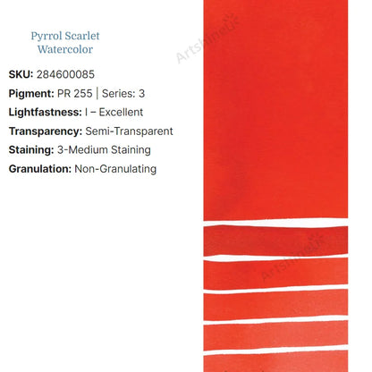 Peinture Aquarelle Professionnelle – Série 1/3 – Tube 5 ml – 46 Teintes