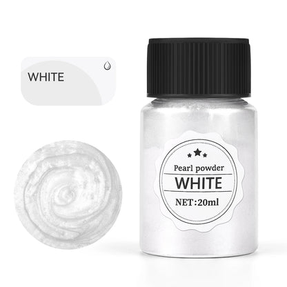 Poudre de Perles de Mica Naturel Miroir – 24 Couleurs Nacrées (10g)