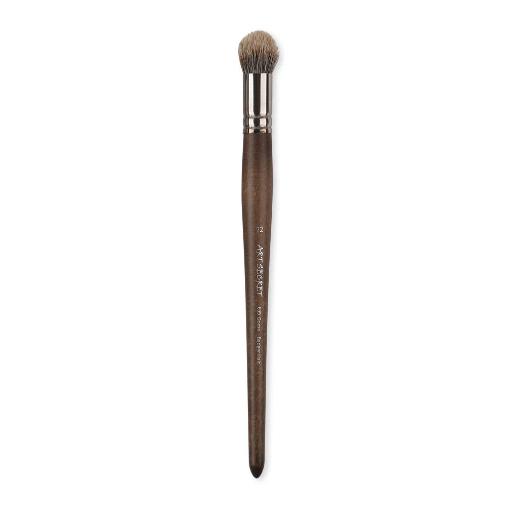 Ensemble de 4 Pinceaux en Dôme – Poils de Blaireau Naturel