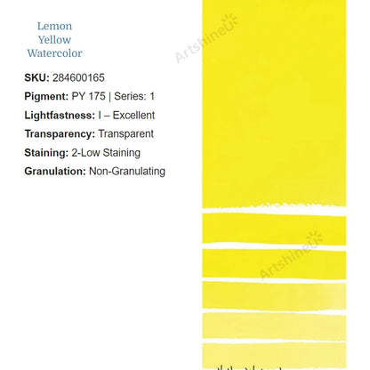 Peinture Aquarelle Professionnelle – Série 1/3 – Tube 5 ml – 46 Teintes