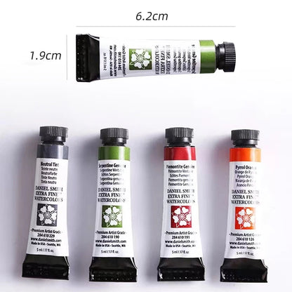 Peinture Aquarelle Professionnelle – Série 1/3 – Tube 5 ml – 46 Teintes