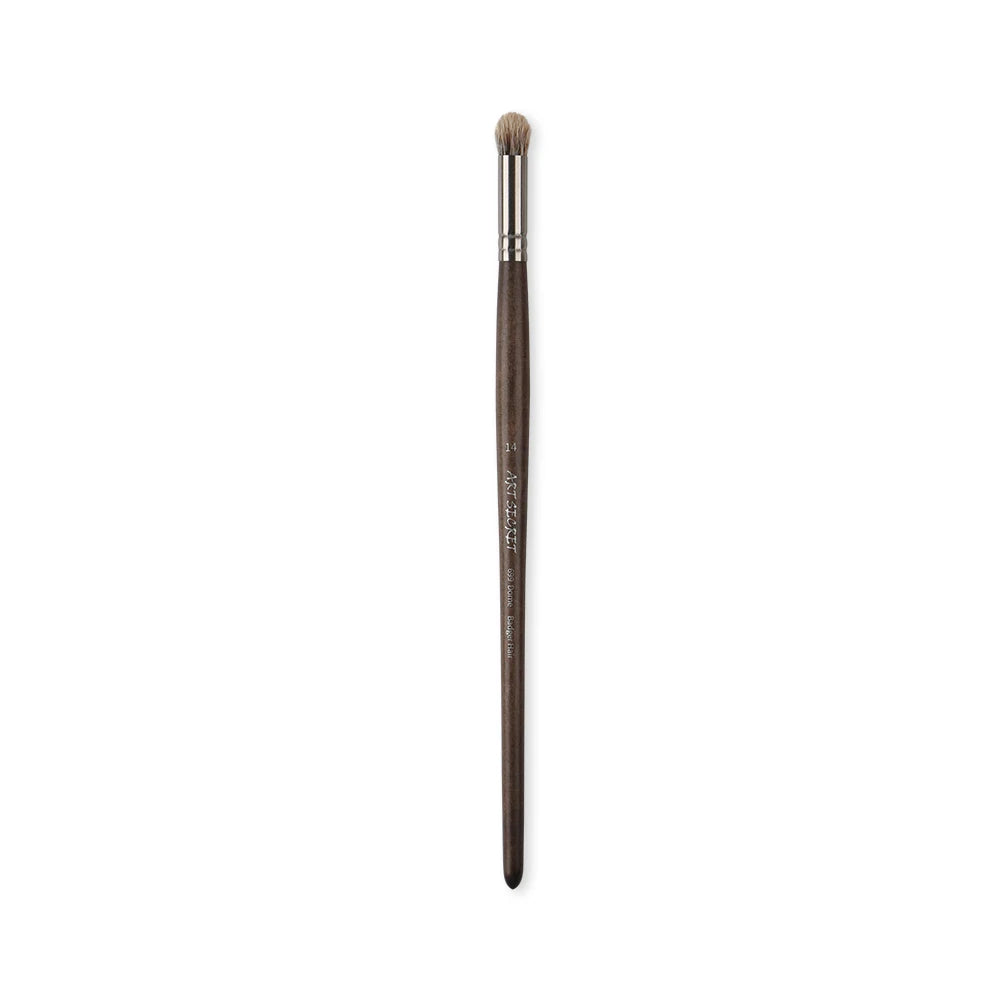Ensemble de 4 Pinceaux en Dôme – Poils de Blaireau Naturel