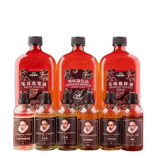 Huile Artisanale Cordyceps – Pour Peintres Professionnels & Passionnés