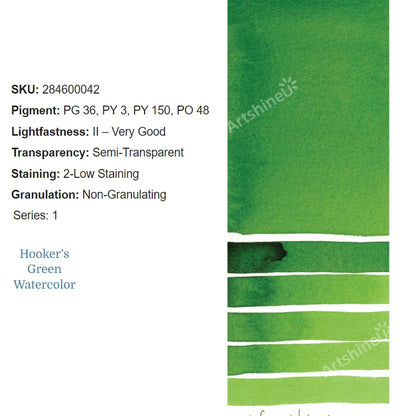 Peinture Aquarelle Professionnelle – Série 1/3 – Tube 5 ml – 46 Teintes