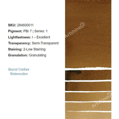 Peinture Aquarelle Professionnelle – Série 1/3 – Tube 5 ml – 46 Teintes