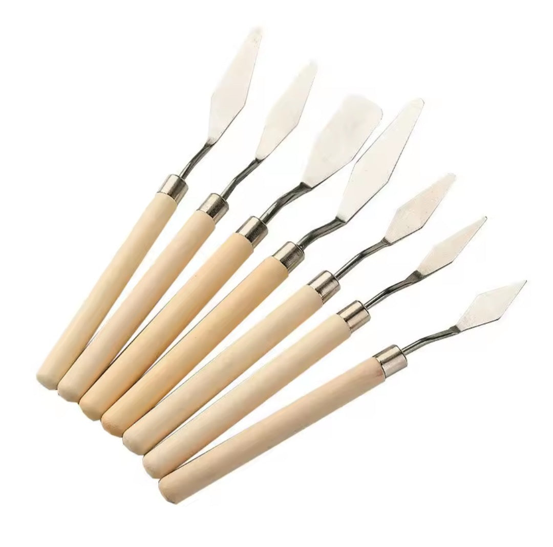 Emsemble de 7 Couteaux de Peinture