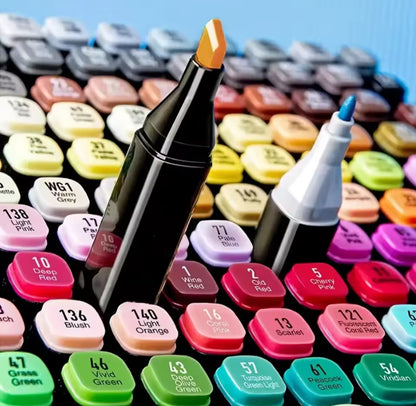 Coffret de stylos marqueurs à double tête